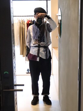 「AURALEE」｜Haruki Horikawaさん（メンズ・173cm）の春コーディネート