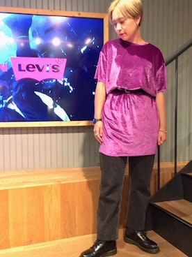 「ライラック」｜リーバイス STAFF WOMENさん（レディース・165cm）の夏コーディネート
