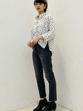 リーバイス STAFF WOMENさん（レディース・162cm）の夏コーディネート