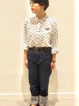 「701」｜リーバイス STAFF WOMENさん（レディース・146cm）の夏コーディネート