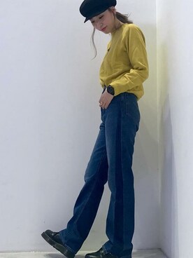 「701」｜リーバイス STAFF WOMENさん（レディース・166cm）の秋コーディネート