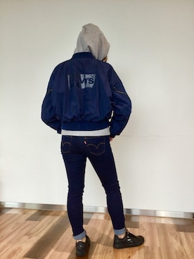 リーバイス STAFF WOMENさん(レディース・157cm)の秋コーディネート