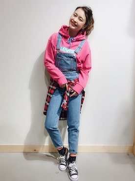 リーバイス STAFF WOMENさん（レディース・166cm）の冬コーディネート