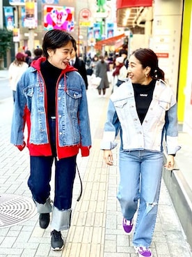 リーバイス STAFF WOMENさん（レディース・158cm）の春コーディネート