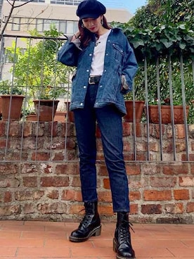 リーバイス STAFF WOMENさん（レディース・166cm）の春コーディネート