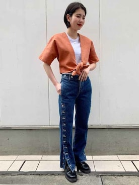 リーバイス STAFF WOMENさん（レディース・159cm）の春コーディネート