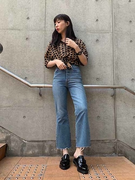 「Levi's Made & Crafted（リーバイスメイドアンドクラフテッド）のアイテム」を使った、リーバイス STAFF WOMENさん（レディース・166cm）の夏コーディネート