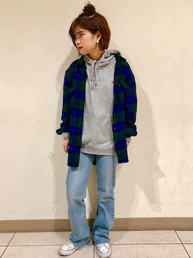 リーバイス STAFF WOMENさん（レディース・153cm）の秋コーディネート