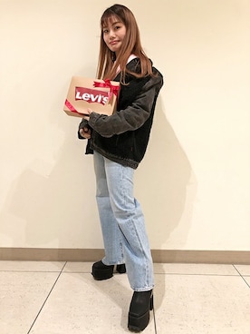 リーバイス STAFF WOMENさん(レディース・163cm)の冬コーディネート