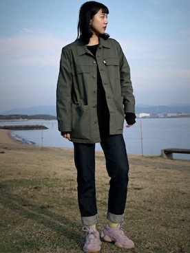 リーバイス STAFF WOMENさん(レディース・167cm)の冬コーディネート