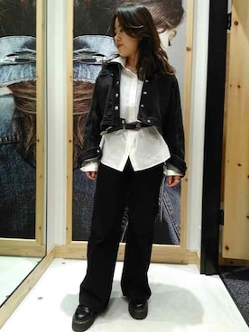 リーバイス STAFF WOMENさん（レディース・154cm）の冬コーディネート