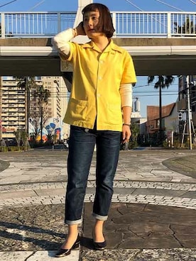 リーバイス STAFF WOMENさん（レディース・157cm）の春コーディネート