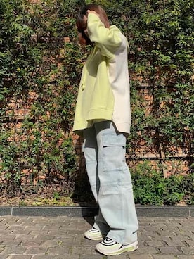 「Levi's Made & Crafted（リーバイスメイドアンドクラフテッド）のアイテム」を使った、リーバイス STAFF WOMENさん（レディース・155cm）の春コーディネート