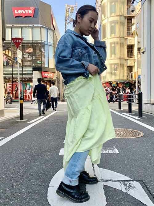 セール】LEVI'S(R) MADE&CRAFTED(R) LONG KAFTAN PALE LIME