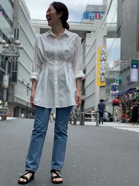 リーバイス STAFF WOMENさん(レディース・173cm)の夏コーディネート
