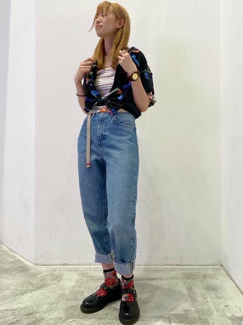 ★Levi's★LMC MIJ BARREL テーパードジーンズ バレルジーンズ ミディアムインディゴ MADE IN JAPAN