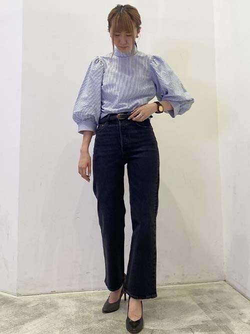 足首スッキリ♪【Levi's】Ribcage ストレート アンクルジーンズ RIBCAGE ストレートジーンズ ミディアムインディゴ – リーバイス