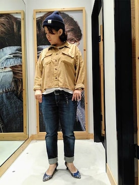 リーバイス STAFF WOMENさん（レディース・158cm）の秋コーディネート