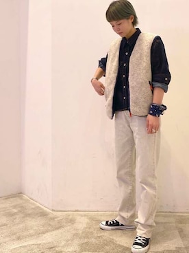 リーバイス STAFF WOMENさん（レディース・158cm）の秋コーディネート