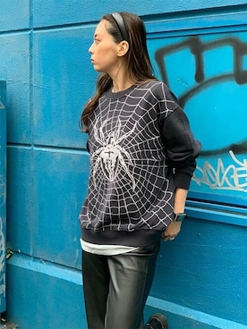 「エコレザー」｜リーバイス STAFF WOMENさん（レディース・167cm）の秋コーディネート