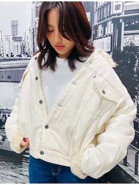 「Levi's Made & Crafted（リーバイスメイドアンドクラフテッド）のアイテム」を使った、リーバイス STAFF WOMENさん（レディース・152cm）の秋コーディネート
