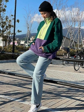 リーバイス STAFF WOMENさん（レディース・161cm）の冬コーディネート