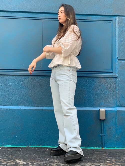リーバイス Levis 【 Devin Blouse Women 】 ファッション レディースファッション トップス シャツ ブラウス レディー Devin Blouse - Green | Levi's® US