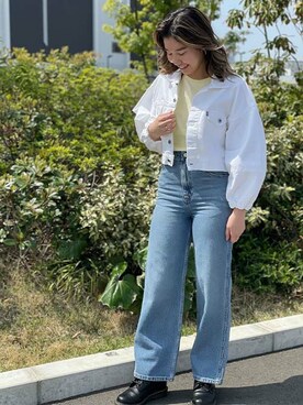 「リーバイス」｜リーバイス STAFF WOMENさん（レディース・161cm）の春コーディネート
