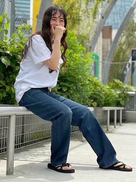 「リーバイス」｜リーバイス STAFF WOMENさん（レディース・167cm）の春コーディネート