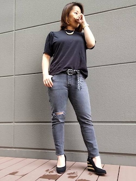 「リーバイス」｜リーバイス STAFF WOMENさん（レディース・158cm）の春コーディネート