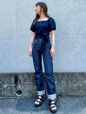 リーバイス STAFF WOMENさん(レディース・167cm)の夏コーディネート