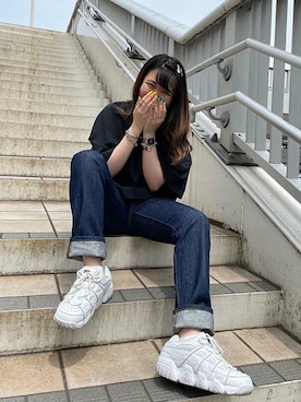 リーバイス STAFF WOMENさん（レディース・158cm）の夏コーディネート