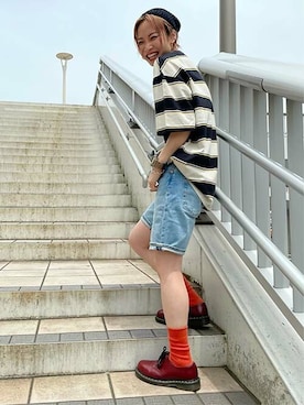 リーバイス STAFF WOMENさん（レディース・156cm）の夏コーディネート