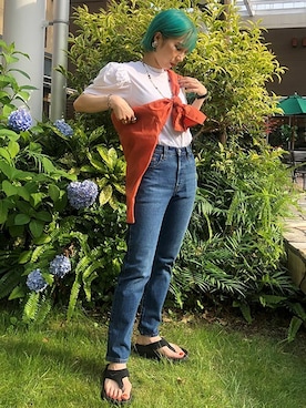 リーバイス STAFF WOMENさん（レディース・151cm）の夏コーディネート