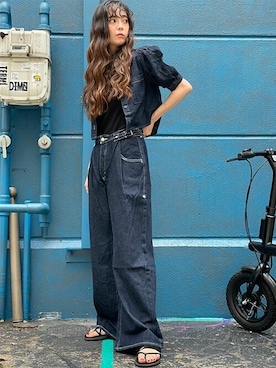 「リーバイス」｜リーバイス STAFF WOMENさん（レディース・167cm）の夏コーディネート