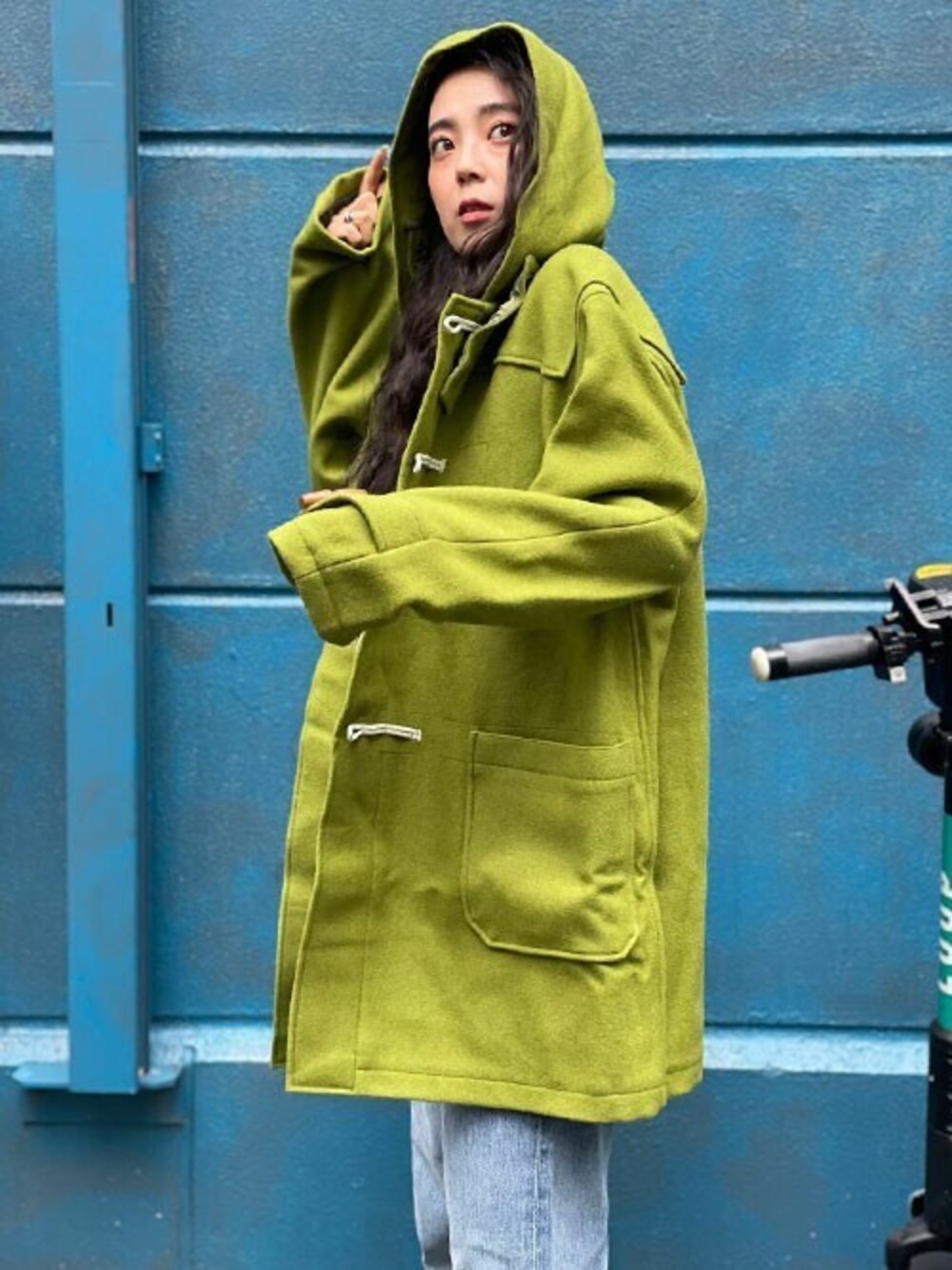 Levi's duffel coat calla green M ダッフルコート - ジャケット・アウター