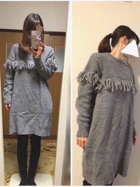 na*さん（レディース・154cm）の冬コーディネート