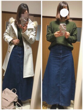 na*さん（レディース・154cm）の冬コーディネート