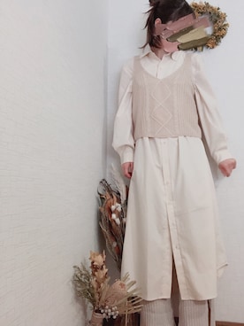 na*さん（レディース・154cm）の春コーディネート