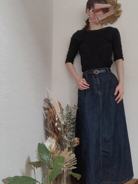 na*さん（レディース・154cm）の夏コーディネート