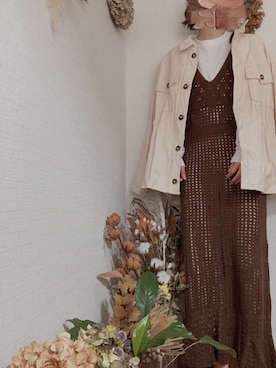 na*さん（レディース・154cm）の秋コーディネート