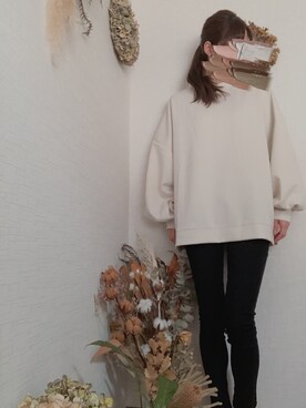 「GRL（グレイル）のストレッチスキニーパンツ（その他パンツ）」を使った、na*さん（レディース・154cm）の秋コーディネート