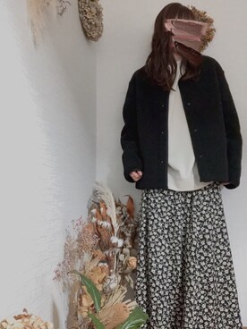 「tiptop」｜na*さん（レディース・154cm）の冬コーディネート