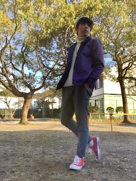 naruさん（メンズ・171cm）の冬コーディネート