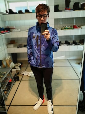 「やっぱりストリートが好き」｜「アイテム（ナイロンジャケット）」を使った、kurin0328さん（メンズ・185cm）の秋コーディネート