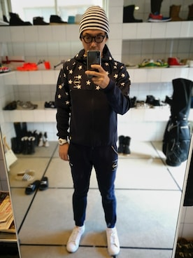 「F.C.Real Bristol（エフシーレアルブリストル）のアイテム（ジャージ）」を使った、kurin0328さん（メンズ・185cm）の秋コーディネート
