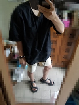 「MARC JACOBS（マークジェイコブス）のアイテム（腕時計）」を使った、いっちゃんさん（メンズ・157cm）の夏コーディネート