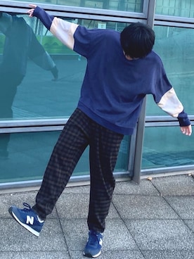 junさん（メンズ・171cm）の冬コーディネート