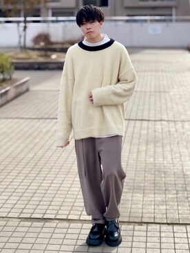 junさん（メンズ・171cm）の冬コーディネート