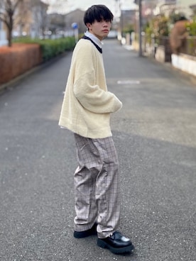 junさん（メンズ・171cm）の春コーディネート